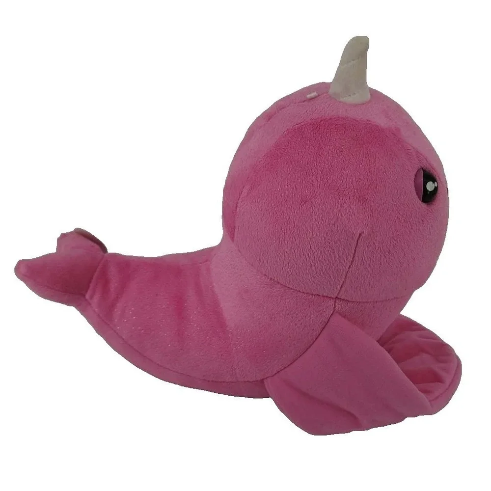 WowWee Plush Toy Kids Unisex Pink Fingerlings Narwhal‎ 3690 Interactive Glitter